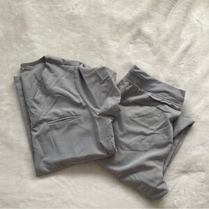 Lite Grey Mandala Scrub Set- Medium